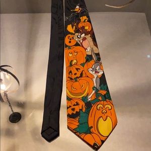 Vintage Halloween Looney Tunes Taz Tie 🎃